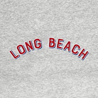 Long Beach California Vintage Arch Letters T-Shirt